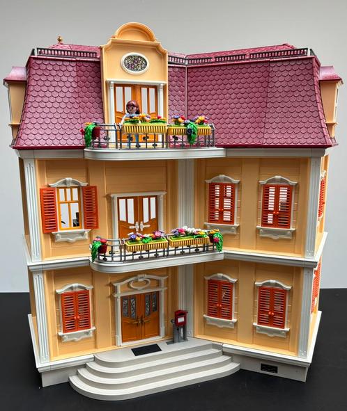 Playmobil - Groot woonhuis (volledig ingericht), Kinderen en Baby's, Speelgoed | Poppenhuizen, Zo goed als nieuw, Ophalen
