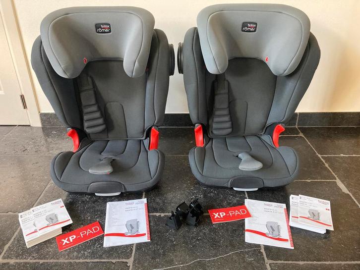 Set van 2 autostoelen Britax Römer KIDFIX II XP SICT, Kinderen en Baby's, Autostoeltjes, Gebruikt, Romer, 15 t/m 36 kg, Autogordel of Isofix