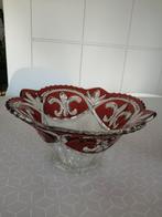 Zware glazen schaal / fruitschaal, Ophalen of Verzenden, Zo goed als nieuw, Glas, Schaal