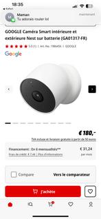 Google nest cam extérieur sans fil !!, TV, Hi-fi & Vidéo, Caméras de surveillance, Utilisé