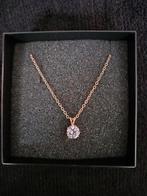 Nieuwe halsketting in edelstaal, Bijoux, Sacs & Beauté, Colliers, Enlèvement ou Envoi, Neuf, Rose, Avec pendentif