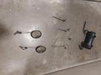 motor chopper tasje , 2 spiegeltjes, 2 tassen houders., Motoren, Accessoires | Koffers en Tassen, Ophalen