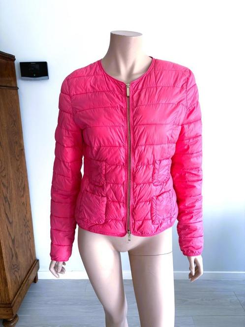 STEFANEL – Licht gewatteerde jas - IT42 / EU38, Kleding | Dames, Jassen | Winter, Zo goed als nieuw, Maat 38/40 (M), Roze, Verzenden