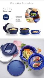 Tupperware - Micro Urban Family, Maison & Meubles, Cuisine| Tupperware, Autres types, Bleu, Enlèvement ou Envoi, Neuf