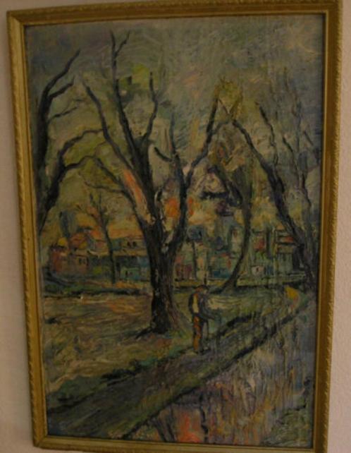 Ton Orth of wel Antonius Franciscus geboren Rotterdam, Antiek en Kunst, Kunst | Schilderijen | Klassiek, Ophalen of Verzenden