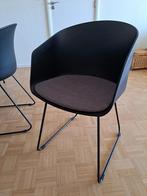 6 zwarte stoelen, Huis en Inrichting, Ophalen, Zo goed als nieuw