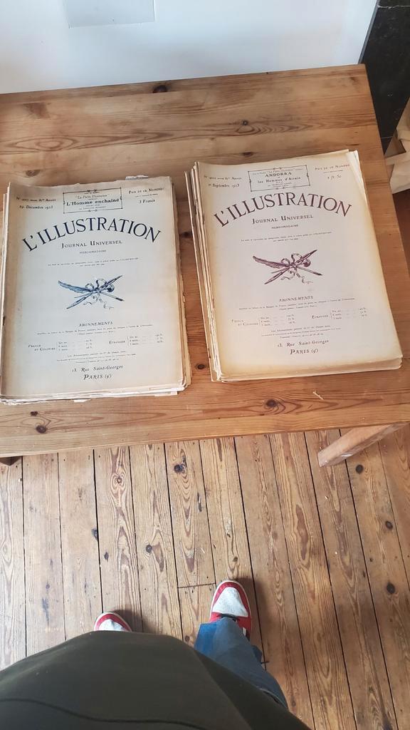 Lot de 40 magazines anciens “L’Illustration” – Année 1923, Antiek en Kunst, Antiek | Boeken en Manuscripten, Ophalen