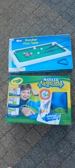 pooltafel en airbrush, Hobby en Vrije tijd, Gezelschapsspellen | Kaartspellen, Ophalen, Gebruikt
