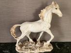Beeld wit paard hoogte 45 cm, Animal, Enlèvement, Utilisé