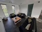 zwart leren 1 zit, 2 zit en 3 zit, Huis en Inrichting, Ophalen, Gebruikt
