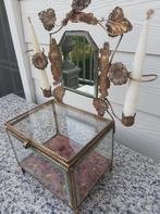 Grote juwelen koffer met spiegel en kaarsen Napoleon III, Antiek en Kunst, Ophalen