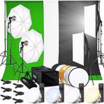Fotostudio set | Softbox | greenscreen | GRATIS LEVERING