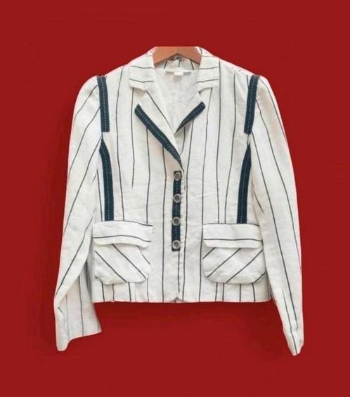 Blazer SAOPAULO taille 36 🕊 en excellent état, Vêtements | Femmes, Vestes & Costumes, Comme neuf, Manteau, Taille 36 (S), Blanc