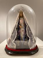 Grote stolp met beeld Maria in was (ong. 50 cm hoog), Antiek en Kunst, Ophalen