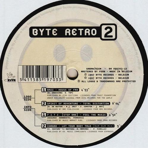 Various – Byte Retro 2, Cd's en Dvd's, Vinyl | Dance en House, Zo goed als nieuw, Ophalen of Verzenden