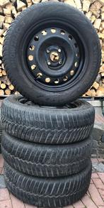 Winterbanden set op velg 185 / 65 / R15 88T., Auto-onderdelen, Banden en Velgen, Ophalen, Gebruikt, 15 inch, Banden en Velgen