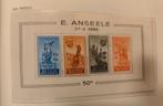 Bloc feuillet 4 timbres E.Anseele 1948, Postzegels en Munten, Frankeerzegel, Ophalen of Verzenden, Postfris, Postfris