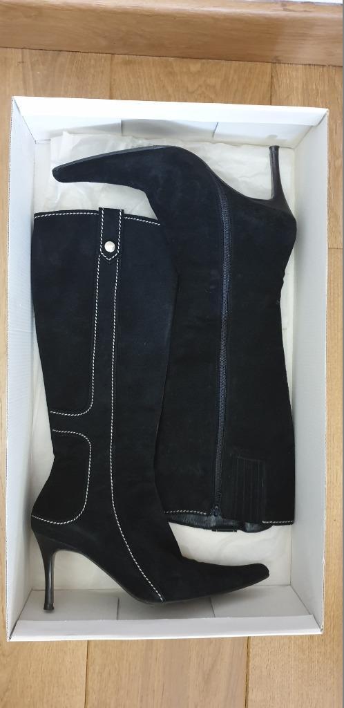 Scarpini zwarte laarzen - Maat 36, Kleding | Dames, Schoenen, Zo goed als nieuw, Lage of Enkellaarzen, Zwart, Ophalen of Verzenden