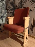 6 Vintage bioscoopstoelen, Antiek en Kunst, Antiek | Meubels | Stoelen en Sofa's, Ophalen
