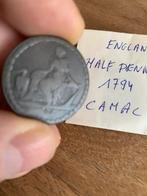 Demi-penny anglais 1794 camac, Enlèvement ou Envoi