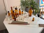 Antieke verzameling labo glaswerk, Ophalen