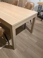 Uitschuifbare eettafel, Huis en Inrichting, Tafels | Eettafels, Ophalen, Gebruikt, 200 cm of meer, 50 tot 100 cm