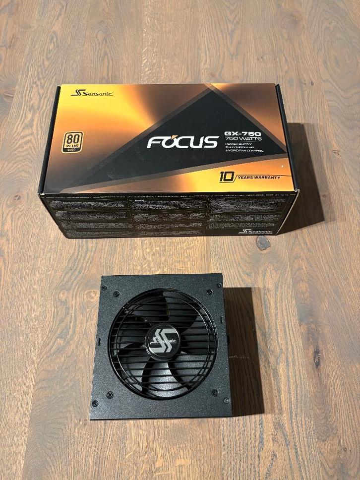 Seasonic  Focus GX 750, Informatique & Logiciels, Alimentations internes, Comme neuf, Enlèvement ou Envoi