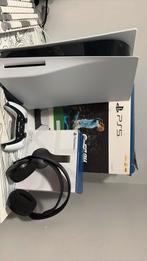 Pack ps5 avec manette et casque sony pulse 3D, Ophalen of Verzenden, Zo goed als nieuw