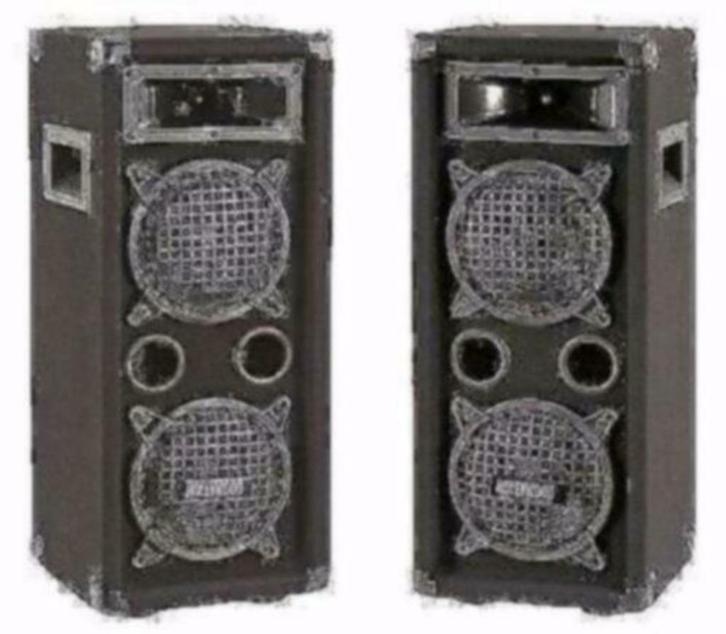 3 weg disco speakers 4 x 20 cm 600 Watt 11D, Audio, Tv en Foto, Luidsprekerboxen, Nieuw, Overige typen, Ophalen of Verzenden