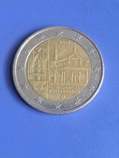 2013 D Duitslande 2 euro Baden-Württemberg München, Postzegels en Munten, Munten | Europa | Euromunten, Losse munt, 2 euro, Duitsland