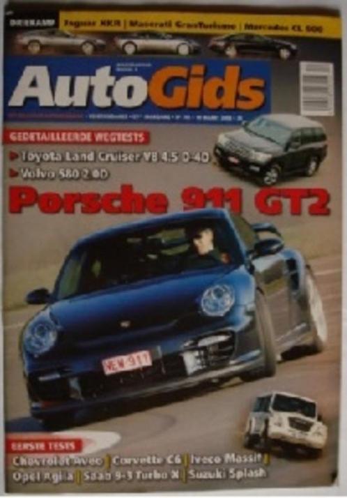 AutoGids 741 Porsche 911 GT2/Maserati GranTurismo/Jaguar XKR, Livres, Autos | Brochures & Magazines, Utilisé, Général, Envoi