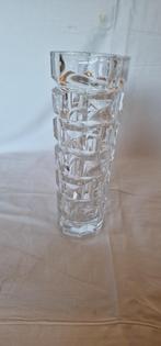 Vintage vaas, Wit, Ophalen of Verzenden, Minder dan 50 cm, Glas