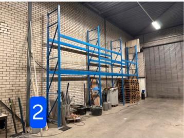 Pallet stellingen magzijn rekken 2 partijen merk Stow beschikbaar voor biedingen