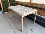 Tuintafel van onbehandeld teak, Tuin en Terras, Tuintafels, Ophalen, Gebruikt, Rechthoekig, Hout