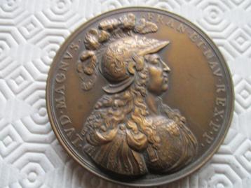 Penning Louis XIV  Le Roi Soleil ( 1643 - 1715 ) beschikbaar voor biedingen