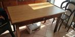ancienne table salle à manger 140 x 75  x 78 cm, Maison & Meubles, Tables | Tables à manger, 100 à 150 cm, Fermette, Enlèvement