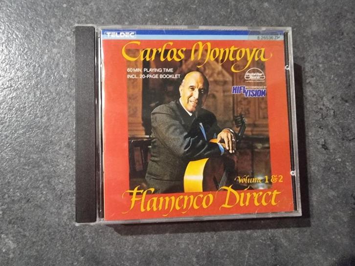 Cd Carlos Montoya – Flamenco Direct Vol. 1 & 2, Cd's en Dvd's, Cd's | Latin en Salsa, Ophalen of Verzenden