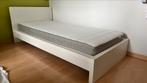 Bed Malm wit, Huis en Inrichting, Slaapkamer | Bedden, Ophalen, Gebruikt, 90 cm, Eenpersoons