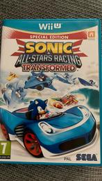 Nintendo WII U - Sonic All Stars Racing Transformed, Ophalen, Online, Racen en Vliegen, Zo goed als nieuw