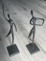 2 Modernistische stalen sculpturen van BODRUL KHALIQUE - 40€, Antiek en Kunst, Kunst | Beelden en Houtsnijwerken, Ophalen of Verzenden