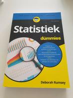 Deborah J. Rumsey - Statistiek voor Dummies  Editie 2023, Boeken, Ophalen of Verzenden, Zo goed als nieuw, Deborah J. Rumsey