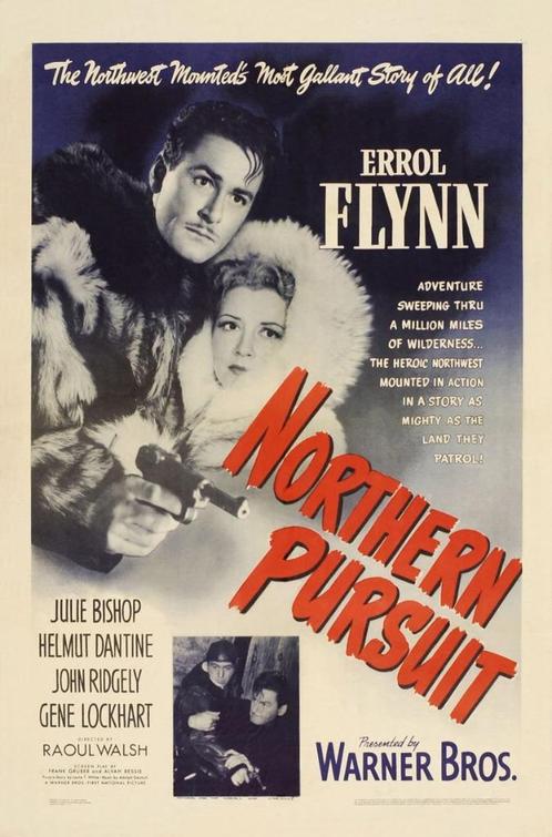 16mm speelfilm  --  Northern Pursuit (1943), Audio, Tv en Foto, Filmrollen, 16mm film, Ophalen of Verzenden