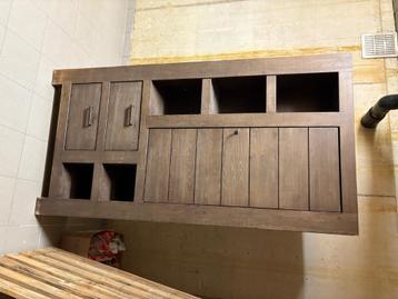 Henders & Hazel kast met eettafel, Huis en Inrichting, Ophalen, Gebruikt, 100 tot 150 cm, 200 cm of meer