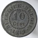 Monnaie Belgique WW1 : 10 centimes 1915, Enlèvement ou Envoi, Métal, Monnaie en vrac