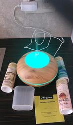 Aroma Diffuser met 3 geuroliën, Elektronische apparatuur, Ophalen of Verzenden, Zo goed als nieuw, Luchtbehandeling-accessoire