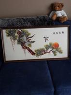 Kader met chinese tekeningen., Maison & Meubles, Accessoires pour la Maison | Peintures, Dessins & Photos, Comme neuf, Enlèvement ou Envoi