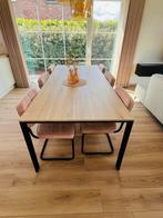 Industriele eettafel 220 x 100, Huis en Inrichting, Tafels | Eettafels, Ophalen, Zo goed als nieuw