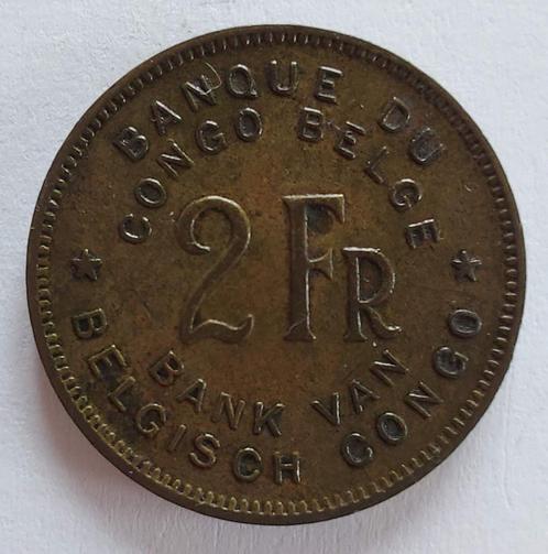 Belgian Congo 1947 - 2 Fr - Leopold III - KM# 28 - PR/FDC, Timbres & Monnaies, Monnaies | Afrique, Monnaie en vrac, Envoi