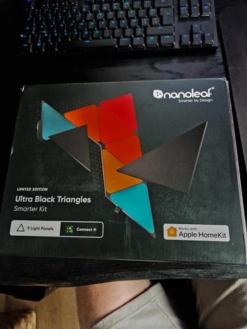 Nanoleaf ultra black triangles (9-pack)  beschikbaar voor biedingen