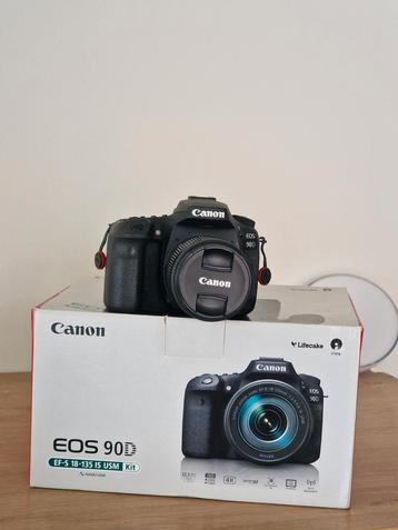 Canon EOS 90D + 18-55mm lens - Zo goed als nieuw! beschikbaar voor biedingen